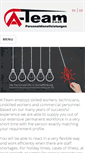 Mobile Screenshot of a-team-zeitarbeit.de